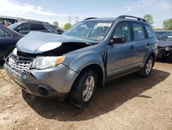 Salvage cars for sale from Copart Elgin, IL: 2012 Subaru Forester 2.5X