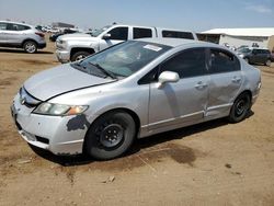 Salvage cars for sale at Brighton, CO auction: 2009 Honda Civic LX