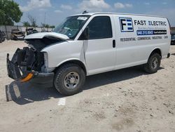 Salvage trucks for sale at Haslet, TX auction: 2021 Chevrolet Express G2500