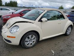 Salvage cars for sale from Copart Arlington, WA: 2008 Volkswagen New Beetle Convertible S