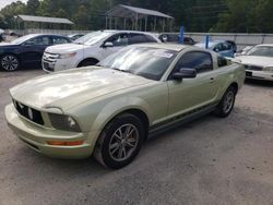 Salvage cars for sale at Savannah, GA auction: 2005 Ford Mustang