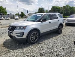 Salvage cars for sale at Mebane, NC auction: 2016 Ford Explorer Sport