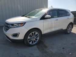 Salvage cars for sale at Duryea, PA auction: 2018 Ford Edge Titanium