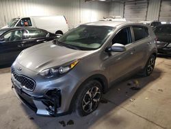 Salvage cars for sale at Franklin, WI auction: 2020 KIA Sportage LX