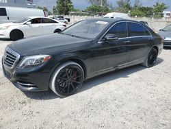 Salvage cars for sale from Copart Opa Locka, FL: 2014 Mercedes-Benz S 550 4matic
