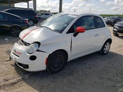 Salvage cars for sale from Copart West Palm Beach, FL: 2013 Fiat 500 POP
