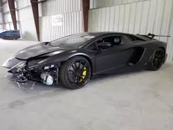 Salvage cars for sale at auction: 2015 Lamborghini Aventador