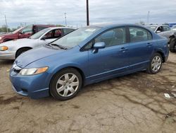 Salvage cars for sale at Woodhaven, MI auction: 2010 Honda Civic LX