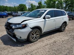 Salvage cars for sale at Central Square, NY auction: 2016 Mitsubishi Outlander SE