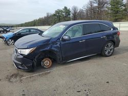 Salvage cars for sale at Brookhaven, NY auction: 2018 Acura MDX Technology