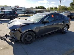 Salvage cars for sale at Sacramento, CA auction: 2013 Mazda 3 SV