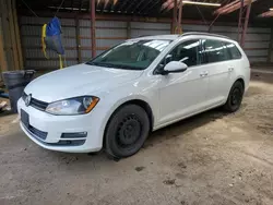 Volkswagen Golf Sportwagen tdi s salvage cars for sale: 2015 Volkswagen Golf Sportwagen TDI S