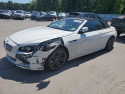 BMW 650 XI salvage cars for sale: 2014 BMW 650 XI