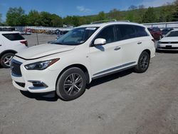 Salvage cars for sale at Grantville, PA auction: 2017 Infiniti QX60