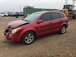 Salvage cars for sale from Copart Elgin, IL: 2005 Pontiac Vibe