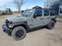 Salvage cars for sale at Montreal Est, QC auction: 2023 Jeep Wrangler Sport