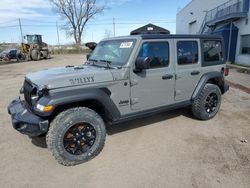 Salvage cars for sale from Copart Montreal Est, QC: 2023 Jeep Wrangler Sport