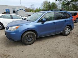 Salvage cars for sale at Lyman, ME auction: 2015 Subaru Forester 2.5I Premium