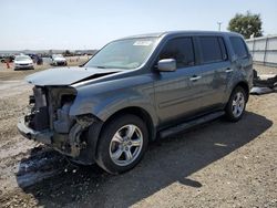 Salvage cars for sale from Copart San Diego, CA: 2013 Honda Pilot EX