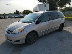 Salvage cars for sale from Copart Orlando, FL: 2007 Toyota Sienna CE