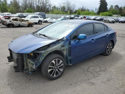 Salvage cars for sale from Copart Portland, OR: 2013 Honda Civic EXL