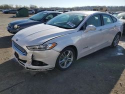 Salvage cars for sale at Cahokia Heights, IL auction: 2016 Ford Fusion Titanium HEV