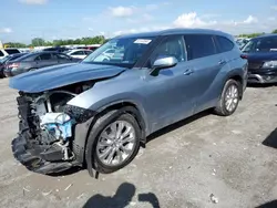 Salvage cars for sale at Cahokia Heights, IL auction: 2021 Toyota Highlander Hybrid Limited