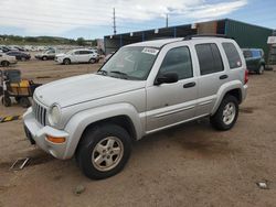 Salvage cars for sale at Colorado Springs, CO auction: 2002 Jeep Liberty Limited