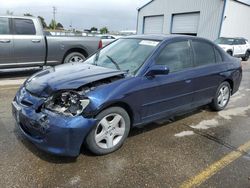 Salvage cars for sale at Nampa, ID auction: 2005 Honda Civic EX