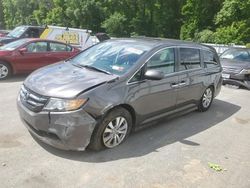 Salvage cars for sale at Glassboro, NJ auction: 2015 Honda Odyssey EXL