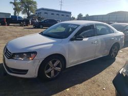 Salvage cars for sale from Copart Albuquerque, NM: 2013 Volkswagen Passat SE