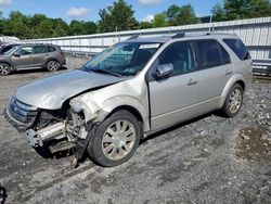 Salvage cars for sale at Grantville, PA auction: 2008 Ford Taurus X Limited