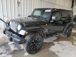 Salvage cars for sale at Franklin, WI auction: 2016 Jeep Wrangler Unlimited Sahara