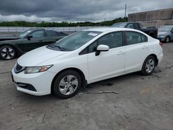 Salvage cars for sale at Fredericksburg, VA auction: 2014 Honda Civic LX