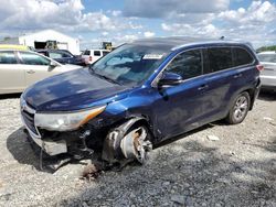 Salvage cars for sale at Cicero, IN auction: 2015 Toyota Highlander XLE