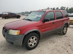 Ford salvage cars for sale: 2004 Ford Escape XLT