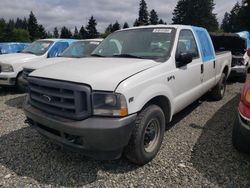 Salvage cars for sale from Copart Graham, WA: 2002 Ford F250 Super Duty
