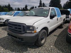 Vehiculos salvage en venta de Copart Graham, WA: 2002 Ford F250 Super Duty