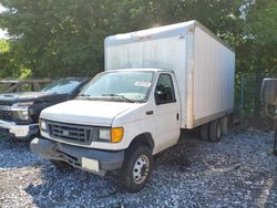 Salvage trucks for sale at York Haven, PA auction: 2004 Ford Econoline E350 Super Duty Cutaway Van