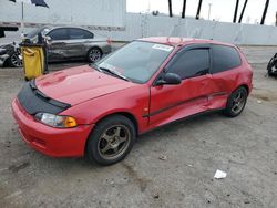 Honda Civic dx Vehiculos salvage en venta: 1994 Honda Civic DX