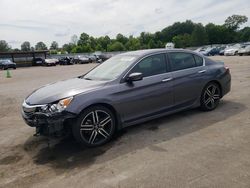 Salvage cars for sale at Florence, MS auction: 2017 Honda Accord Sport