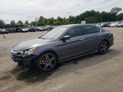 Honda Accord salvage cars for sale: 2017 Honda Accord Sport