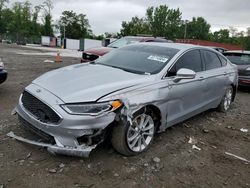 Salvage cars for sale at Baltimore, MD auction: 2019 Ford Fusion SEL