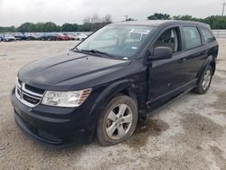Salvage cars for sale from Copart San Antonio, TX: 2013 Dodge Journey SE