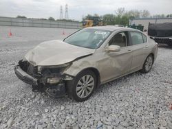 Salvage cars for sale at Barberton, OH auction: 2014 Honda Accord EXL