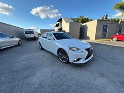 Salvage cars for sale at Homestead, FL auction: 2014 Lexus IS 250