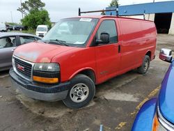 Salvage cars for sale from Copart Woodhaven, MI: 2005 GMC Savana G3500