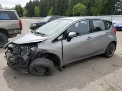 Salvage cars for sale from Copart Arlington, WA: 2015 Nissan Versa Note S