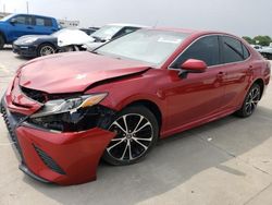 Salvage cars for sale from Copart Grand Prairie, TX: 2020 Toyota Camry SE