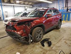 Salvage cars for sale from Copart Wheeling, IL: 2022 Toyota Rav4 XLE Premium